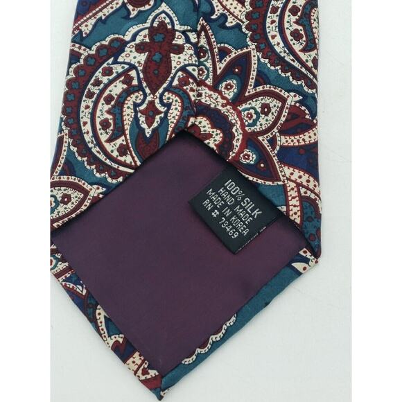 Disney Mickey Mouse Necktie Silk Tie Originals WDC Walt Disney Company Paisley - Picture 5 of 7